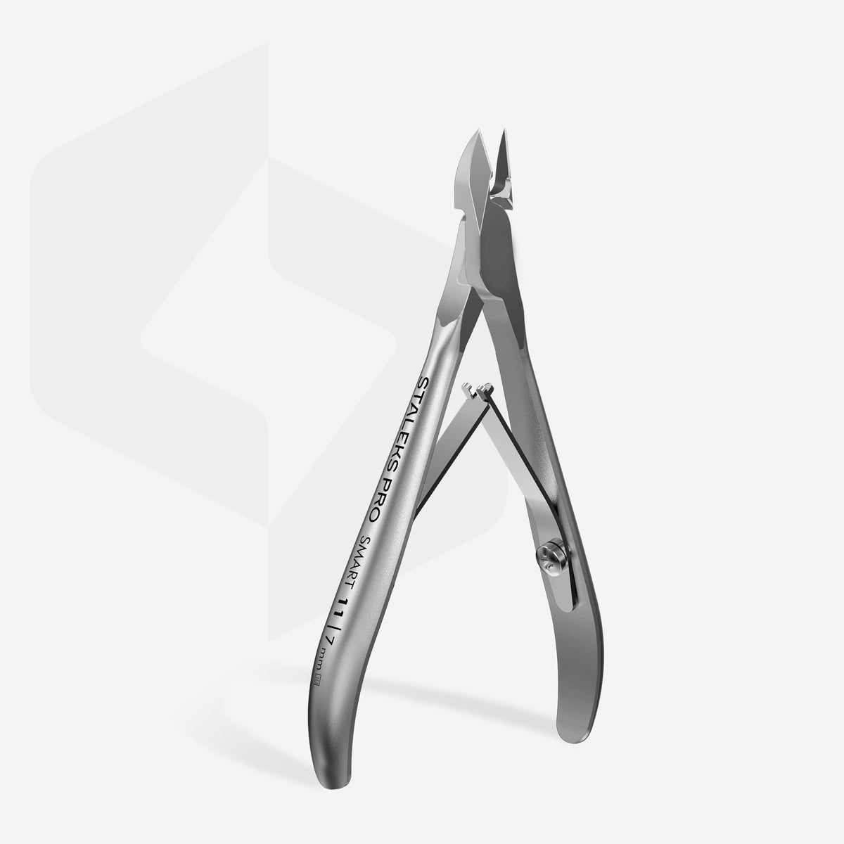 STALEKS NS-11-7 — Professional cuticle nippers SMART 11 7 mm — three-quarter tool view