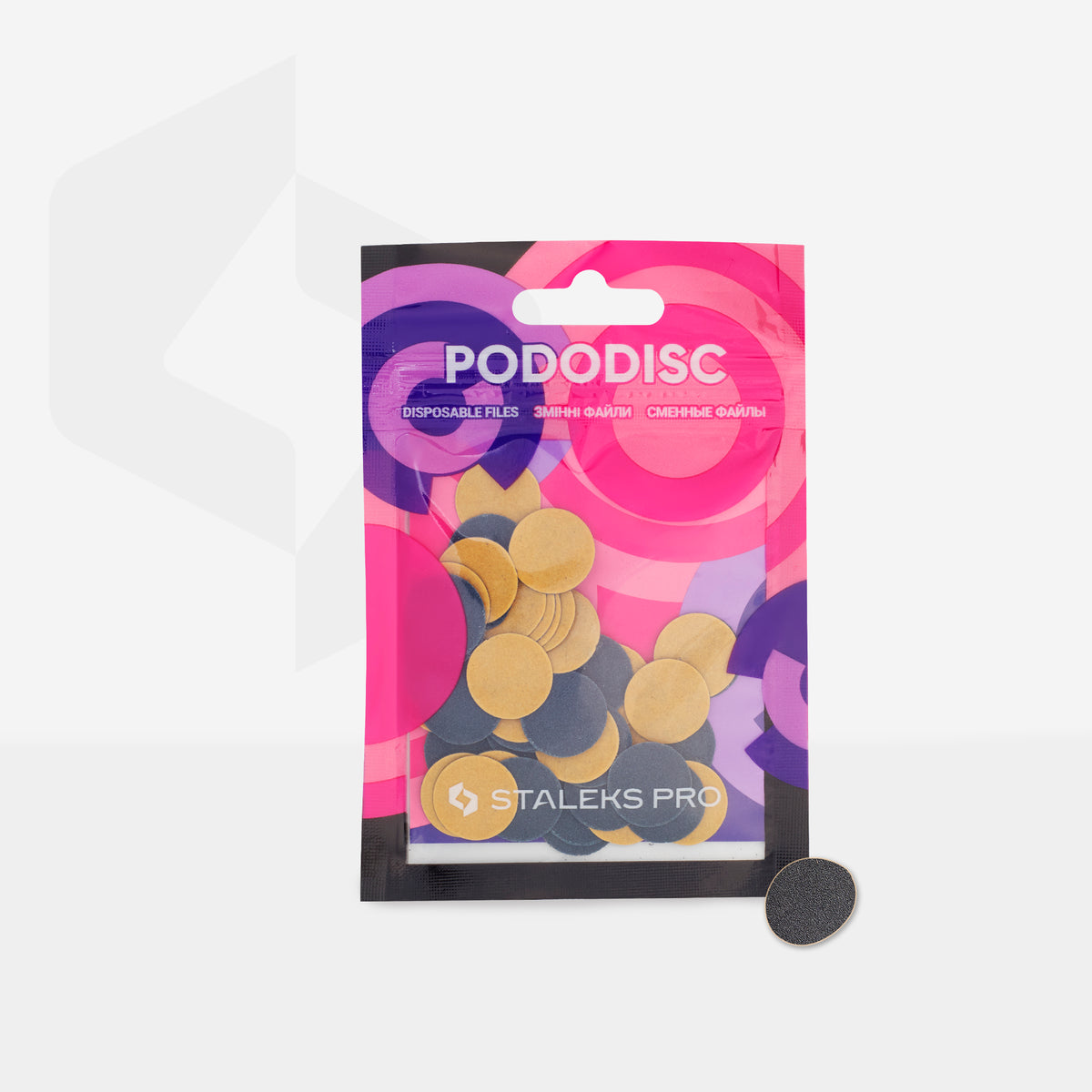 STALEKS PDF-15-320 — Refill pads for pedicure disc Staleks Pro S, 320 grit (50 pc) — official view 2