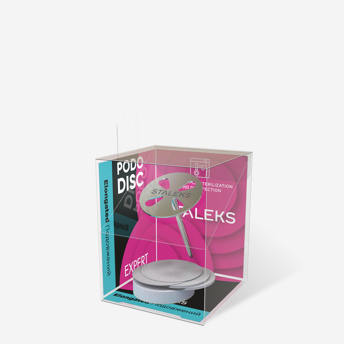 STALEKS PDLset-20 — Elongated pedicure disc and disposable files — official view 3