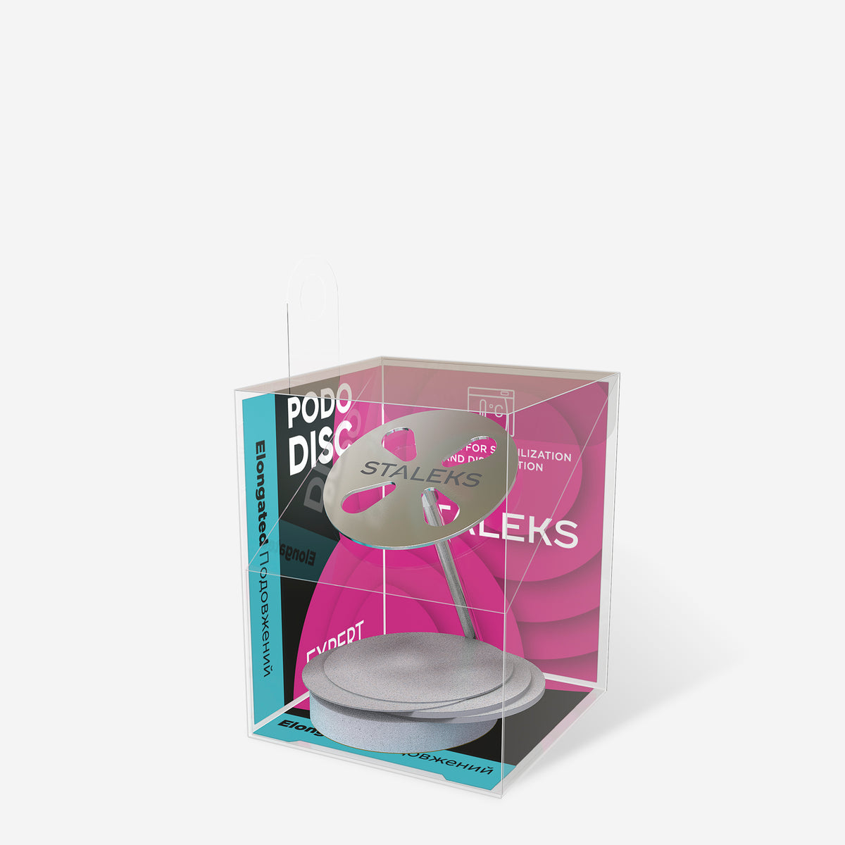 STALEKS PDLset-25 — Elongated pedicure disc and disposable files — official view 3