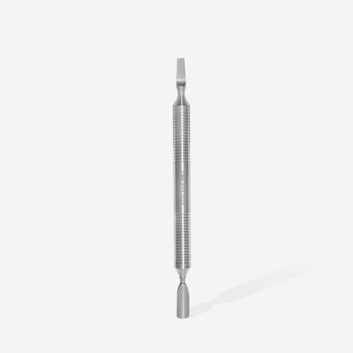 STALEKS PE-100/5 — Hollow manicure pusher EXPERT 100 TYPE 5 (rounded narrow pusher and straight blade) — official view 3