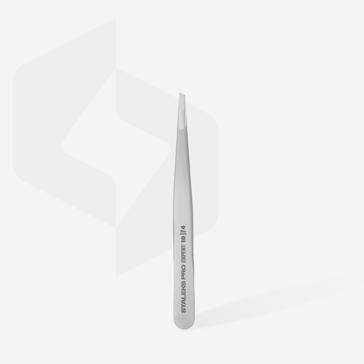 STALEKS TE-10/4 — Eyebrow tweezers EXPERT 10 TYPE 4 (narrow beveled) — official view 3