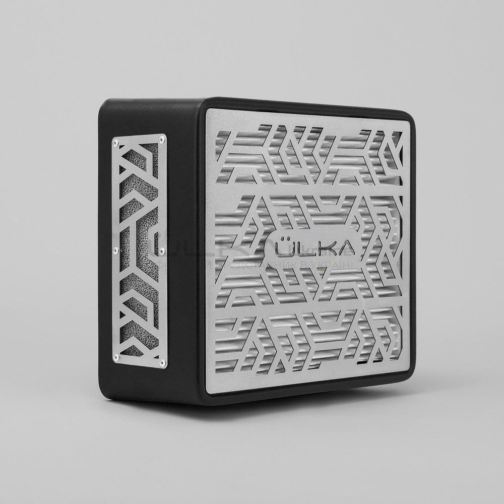 ULKA Premium Tabletop Nail Dust Collector 52W with HEPA filter, white body, Rose Gold grid (view 5)