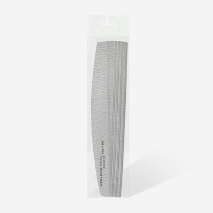 NFB-41/10 Mineral crescent nail file SMART 150/180 grit , 5 pcs/set image 3