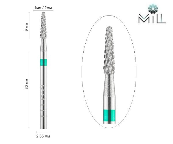 198.220.018 Carbide drill bit  green cone image 0