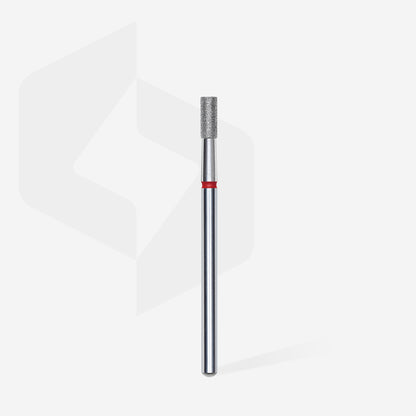 FA20R025/6     DIAMOND NAIL DRILL BIT, "CYLINDER", RED image 1