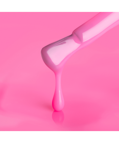 Color Rubber Base Gel, Pink, 7 ml image 2