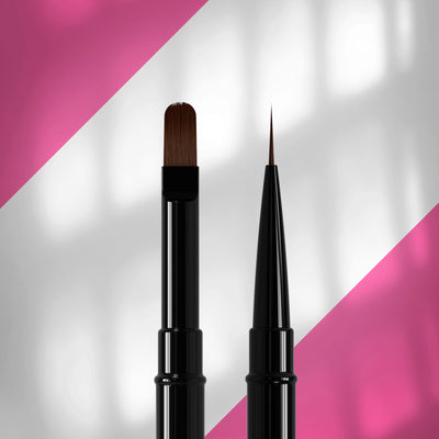Double-ended brush EXPERT 03/06 liner 10 mm / for gel 11 mm