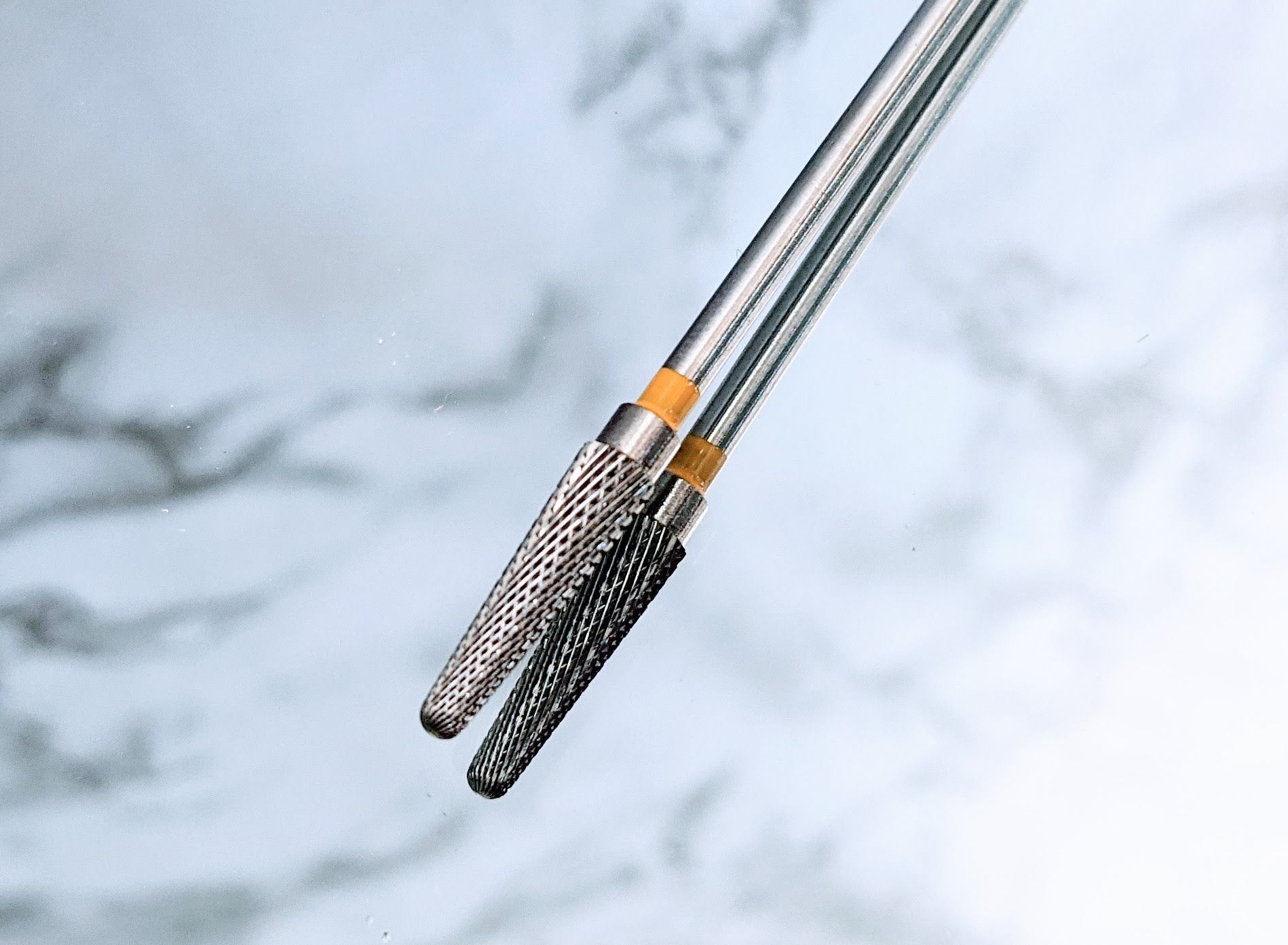 Carbide Drill Bit ,Cone  11240  Superfine Crosscut, Yellow image 1