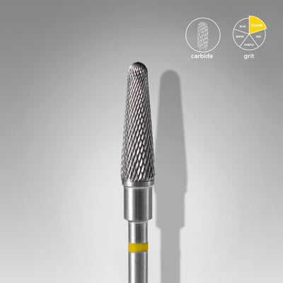 Carbide nail drill bit frustum yellow head EXPERT diameter 4 mm / working part 13 mm
