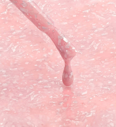 04 Cover Base gel Flake 7 ml, Pink-beige image 1