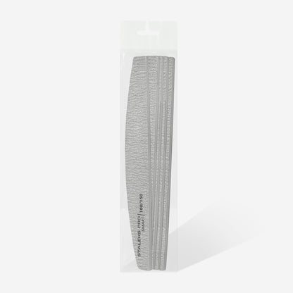 NFB-41/8 Mineral crescent nail file SMART 100/150, 5pcs/set image 1