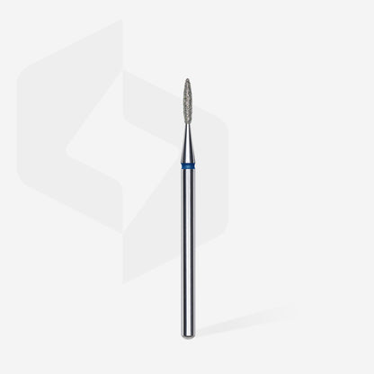 Diamond nail drill bit flame blue EXPERT head diameter 1.6 mm / working part 8 mm