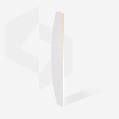 DFE-40-150w White disposable files for crescent nail file (soft base)