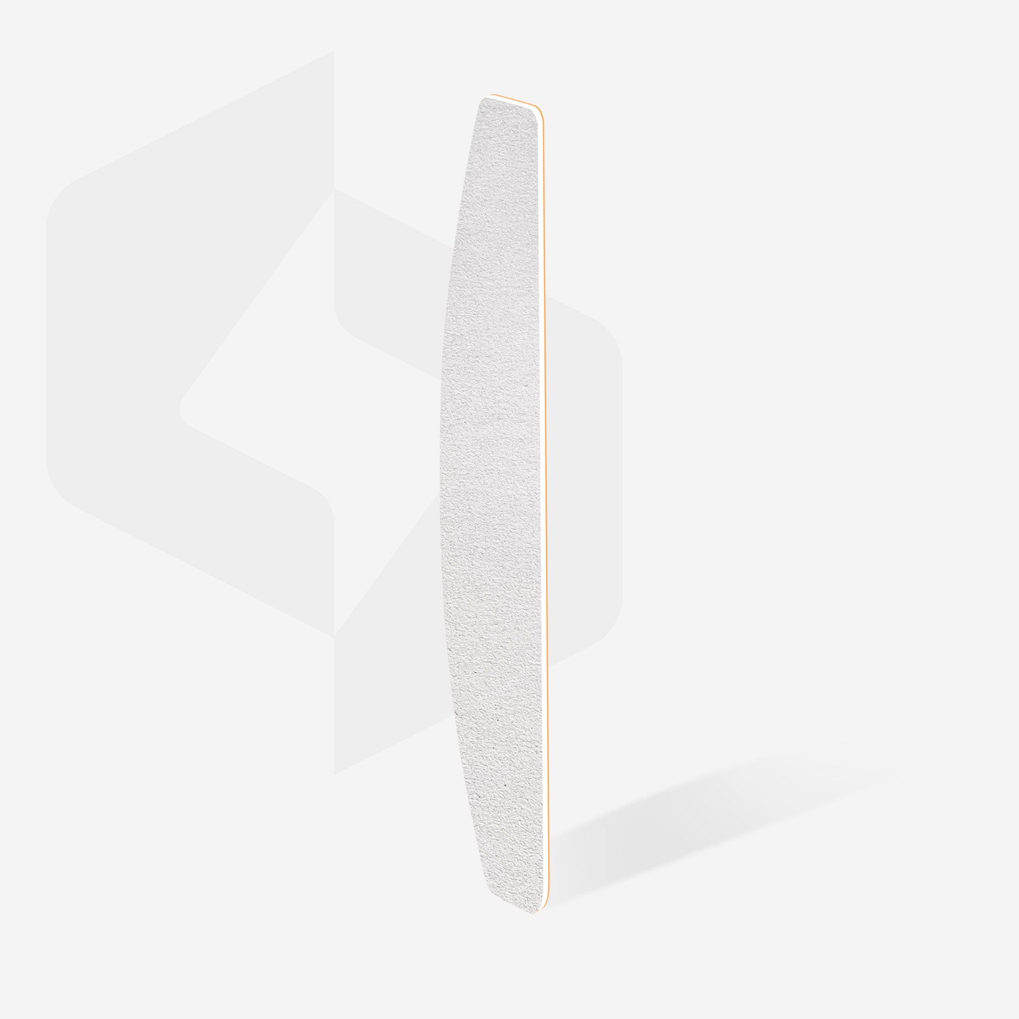DFE-40-100w White disposable files for crescent nail file (soft base)