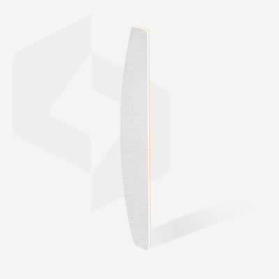 DFE-40-100w White disposable files for crescent nail file (soft base)