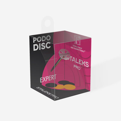 STALEKS PRO PODODISC XS Expert pedicure disc set, 10mm, with 5 disposable 180 grit file pads (view 4)