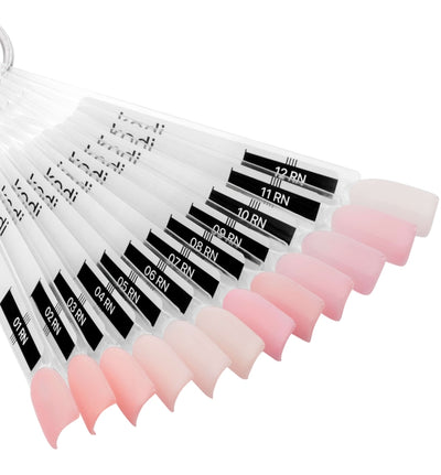 Palette of gel polishes "Romantic Nude" 12 tips image 1