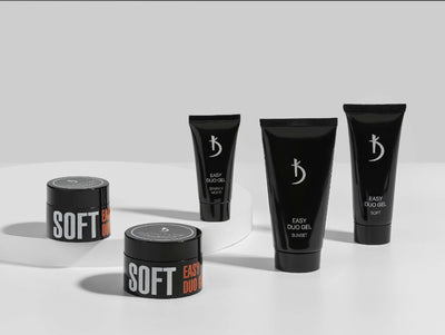 Easy Duo Gel Soft "Natural White" 30 g acrylic-gel system image 1