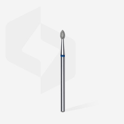 Diamond nail drill bit pointed bud blue EXPERT head diameter 2.5 mm / working part 4.5 mm