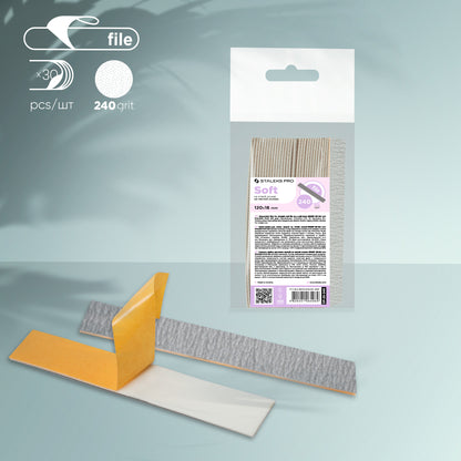 DF-20-240 Disposable files for straight nail file  SMART 30 pcs image 0