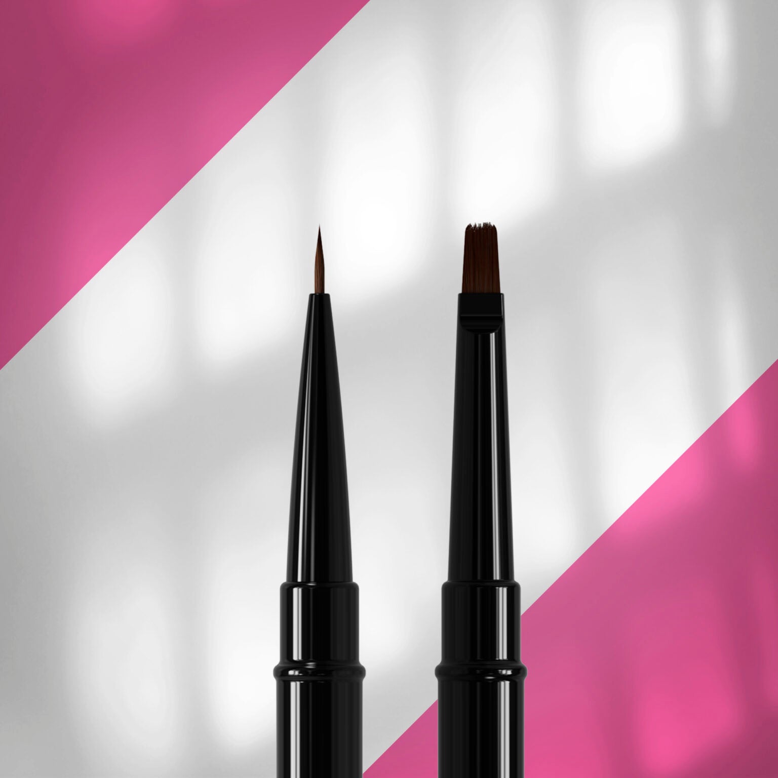NBE-01/04 Double-Ended brush, liner 7mm/ for gel 7mm