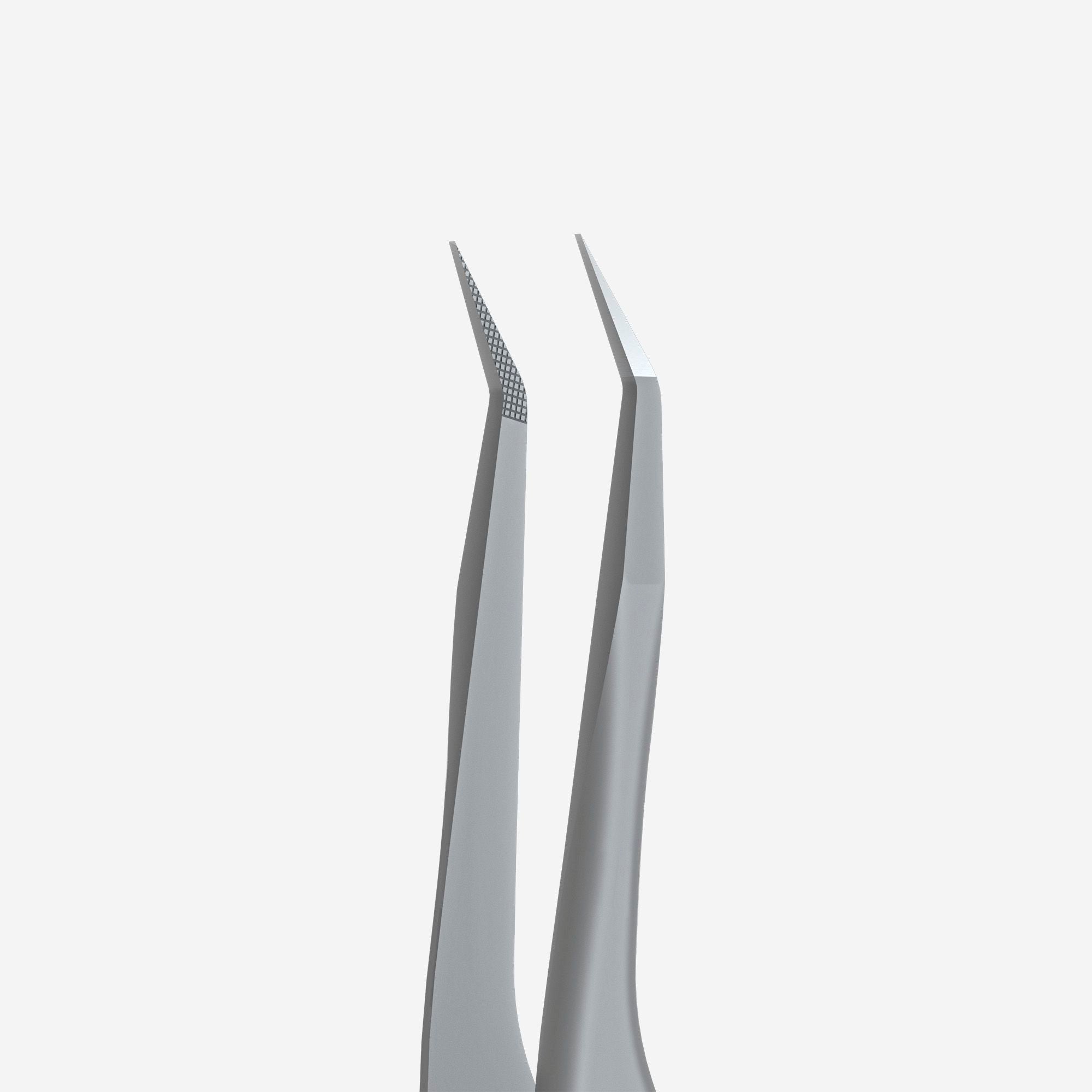 TE-45/8 Prof. eyelash tweezers with fiber tips, mini L