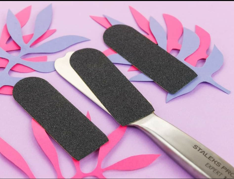 Pedicure set - metal base and files 80gr,100gr,180gr
