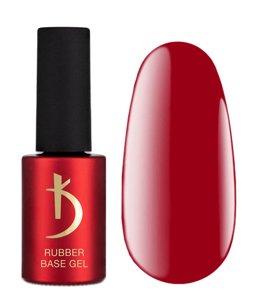 Color Rubber Base gel, Raspberry , 7 ml image 0