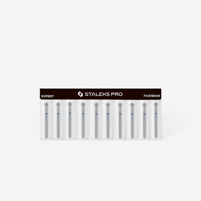 FA01B040 DIAMOND NAIL DRILL BIT, "BALL", BLUE
