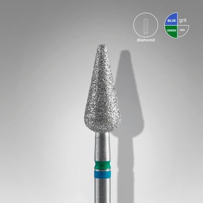 FA100BG050/12 Diamond drill bit, Pear, green/blue