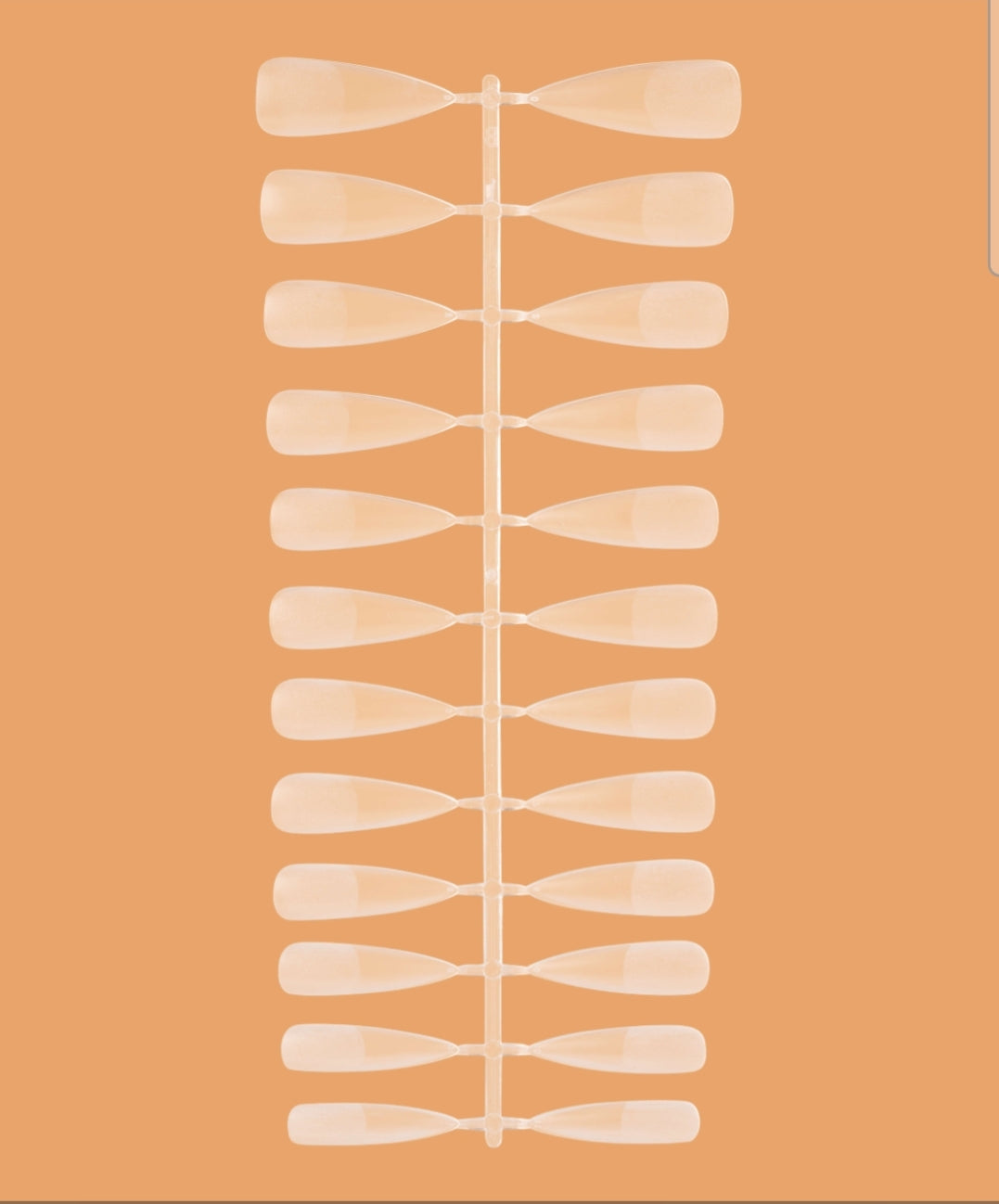 Gel tips for nail extension Medium Stiletto,  240 pcs/pack image 1