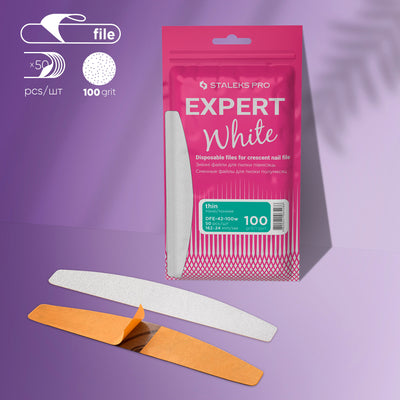 DFE-42-100w  White disposable files  50 pcs image 0