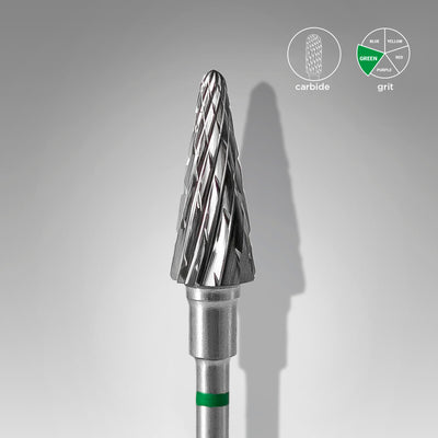 Carbide nail drill bit cone green head EXPERT diameter 6 mm / working part 14 mm