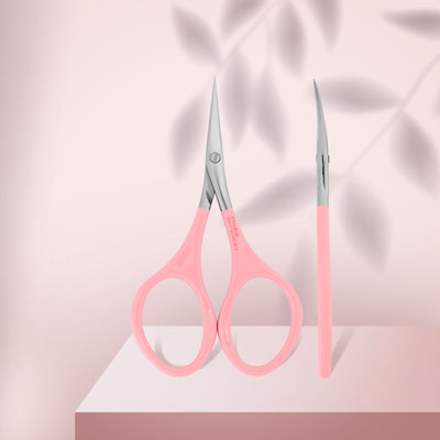 SBC-11/1 Pink cuticle scissors BEAUTY & CARE