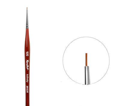 MK83R  N.10/0  Roubloff Brush,  Kolinsky, Dots image 0