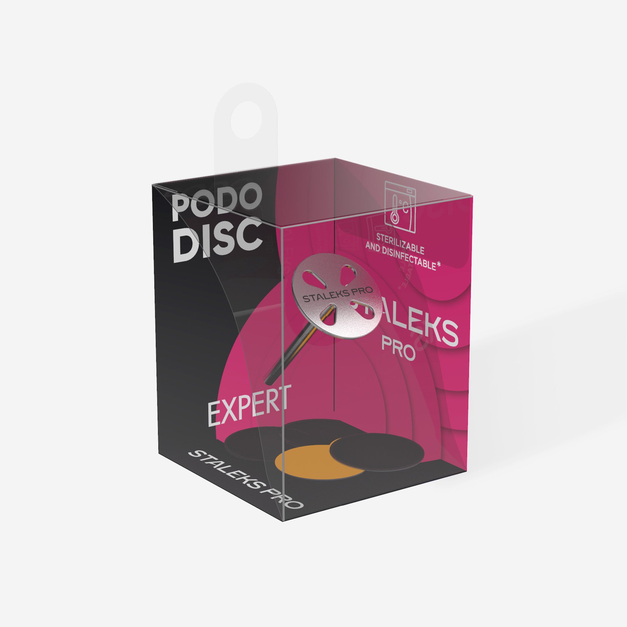 STALEKS PRO PDset-15 Pododisc S Expert pedicure disc set with 5 disposable files 180 grit (15 mm) (view 4)