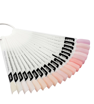 Palette of gel polishes "Milk " 20 tips image 1