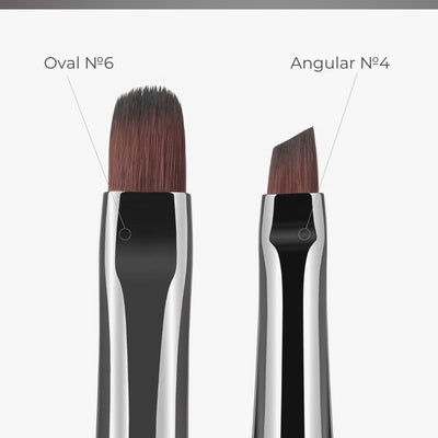 Brush for nail modeling, angular, 4 image 2