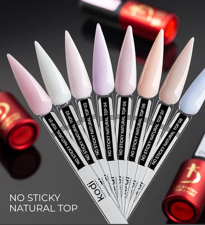 "Natural Top" 03, Top coat without sticky layer, 7 ml image 1