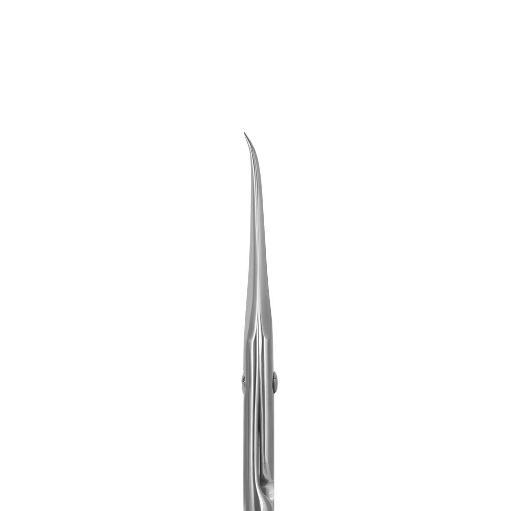 SX-23/2m EXCLUSIVE Professional cuticle scissors with hook magnolia)
