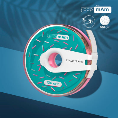 ATC-100w Disposable white abrasive tape papmAm 100 grit