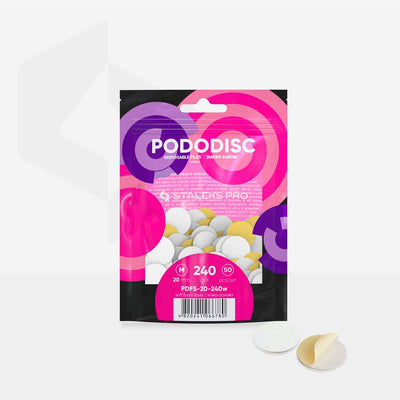 PDFS-20-240w Disposable white files with soft foam layer 240gr, 50pcs