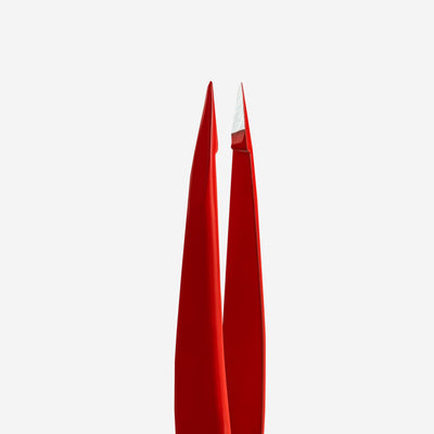 TE-11/5r Eyebrow tweezers Pro Expert 11 Type 5r (point), red image 2