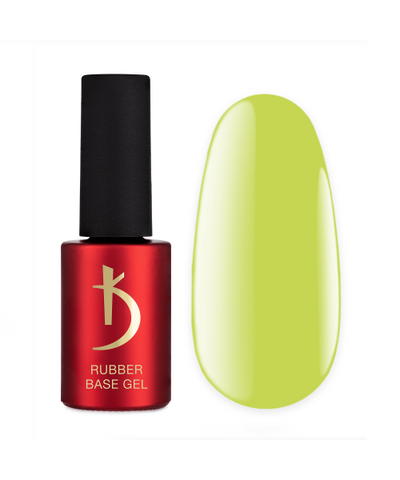 Color Rubber Base gel, Green, 7 ml image 0