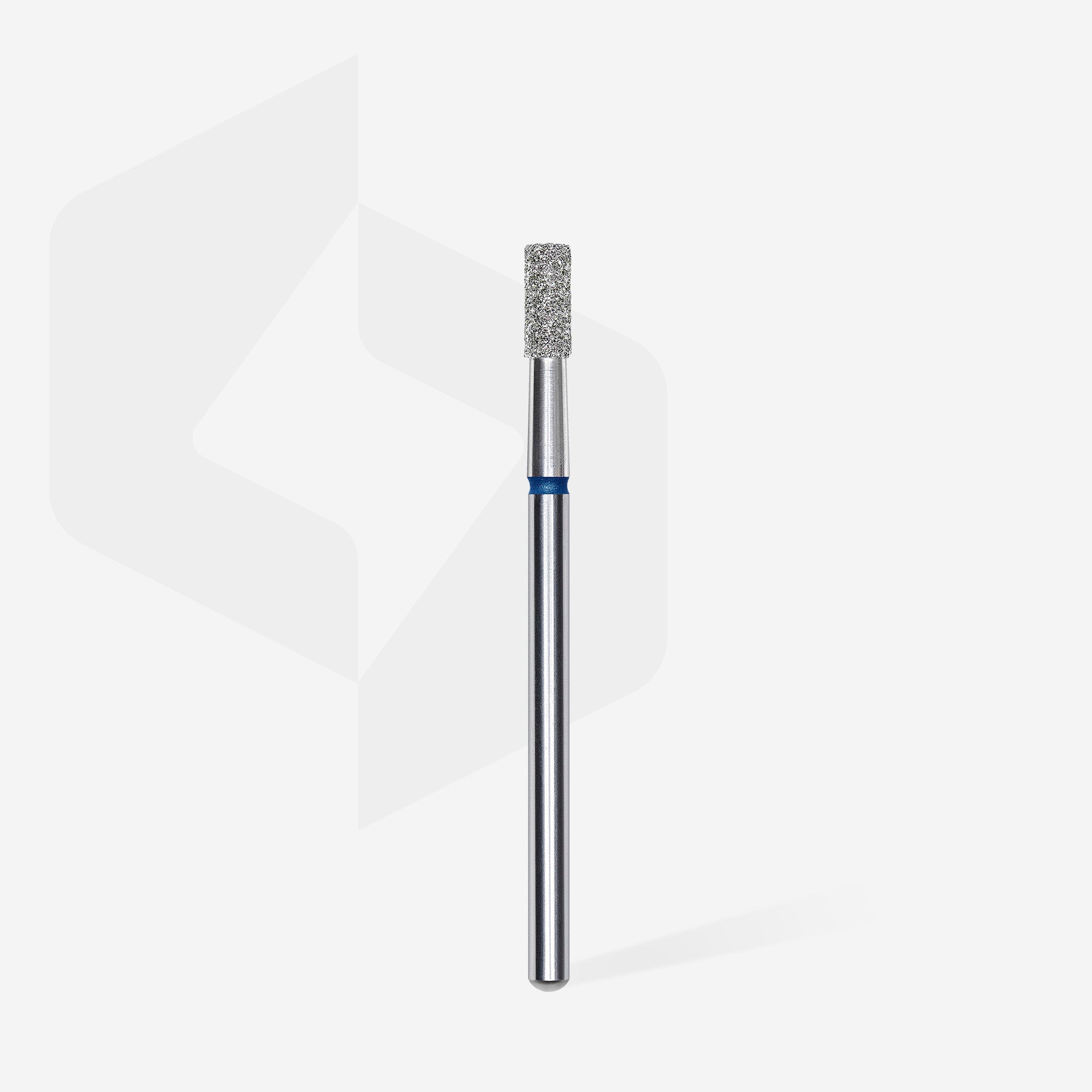 Diamond nail drill bit cylinder blue EXPERT head diameter 2.5 mm / working part 6 mm