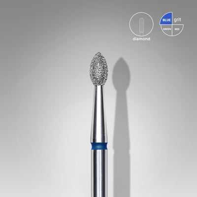 FA60B025/4.5 DIAMOND NAIL DRILL BIT, POINTED "BUD" , BLUE
