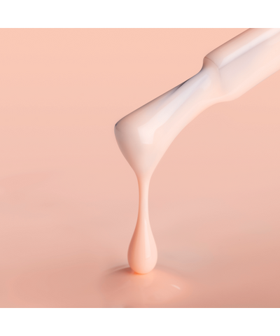 Color Rubber Base gel, Peach, 7 ml image 2