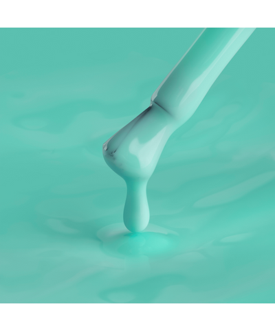 Color Rubber Base gel, Mint, 7 ml image 2