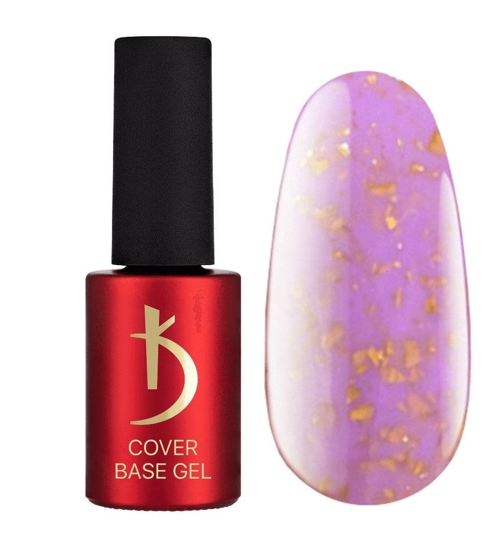 07 Cover base gel Flake 7 ml, Milky Lilac image 0
